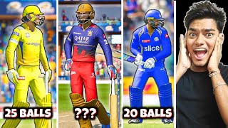 Who Will Make Fastest CENTURY? - DHONI vs KOHLI vs ROHIT - Cricket 24