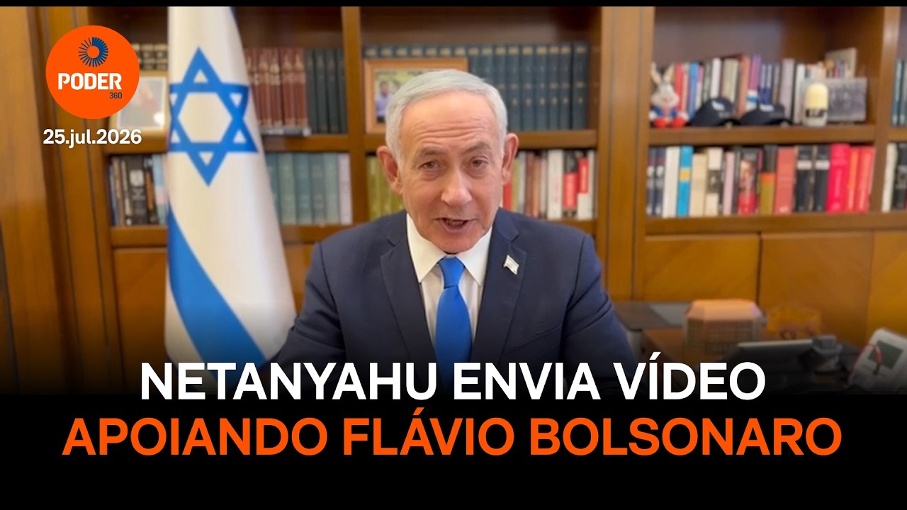 Netanyahu envia vídeo de apoio à candidatura de Flávio