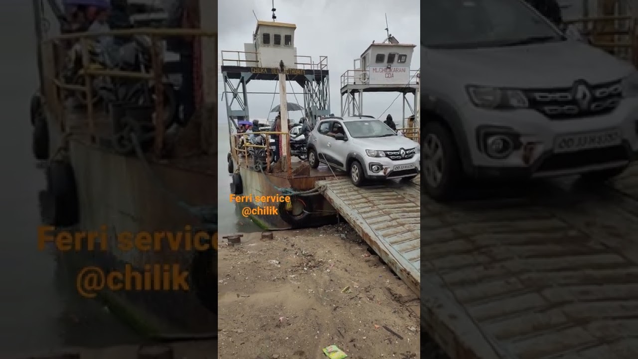 Ferry service in chilika // Nh 316
