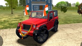 Mahindra Thar Stunt 😈| car games: Indian car.😱(gadi gala game) car game android gameplay #gaming