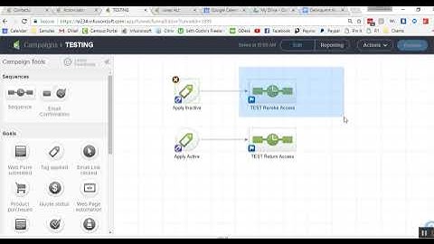 Keap - How to run test in Max Classic