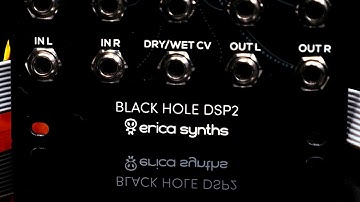Erica Synths Black Hole DSP II | 24 custom effects (FX) for Eurorack