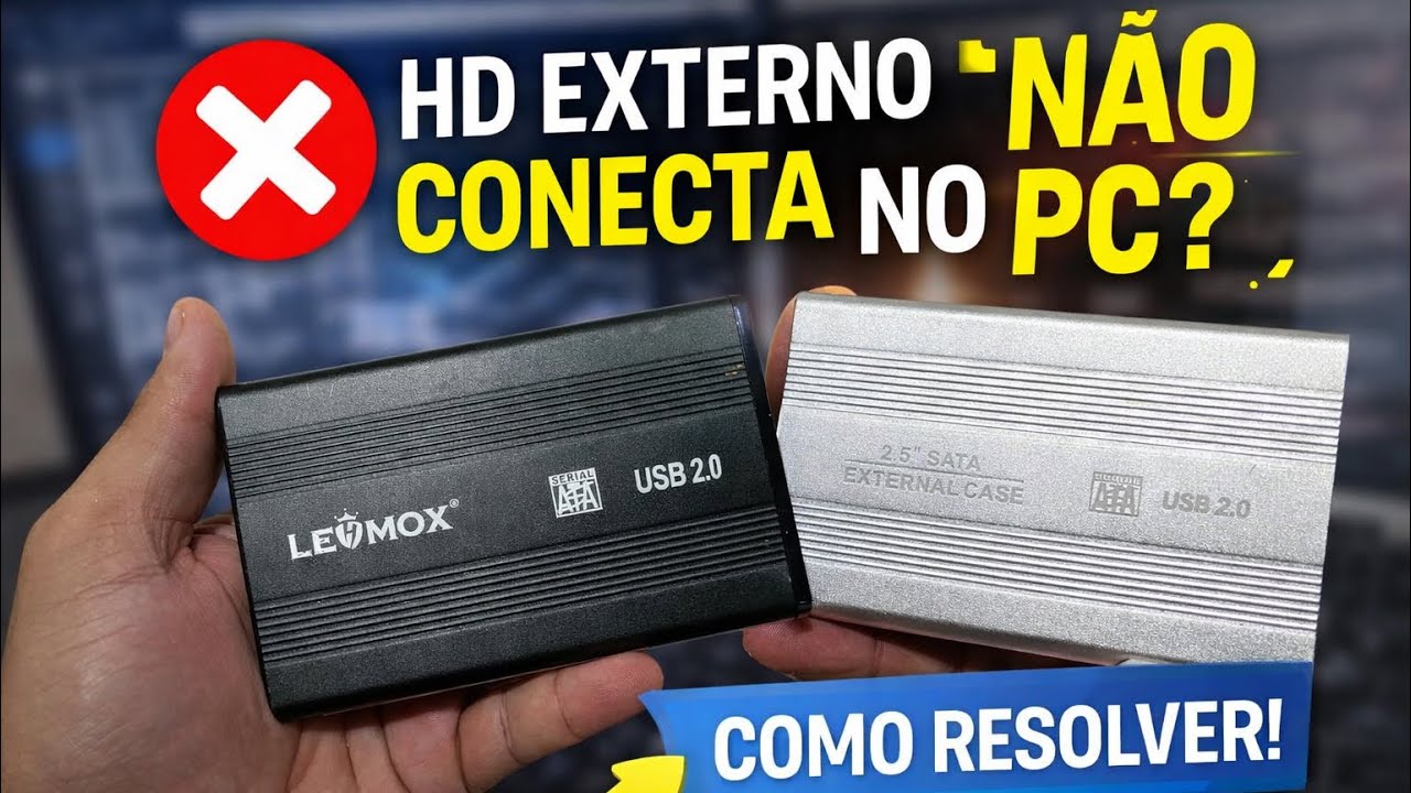 HD EXTERNO NÃO ESTÁ FUNCIONANDO?  VEJA COMO RESOLVER!