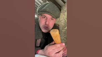 Making my first hickory handle #handtools #ireland #woodwork #satisfying #stonemasonry