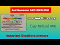 B.A,B.Sc,B.Com 2nd Semester AEC-ENGLISH Common Questions answers Exam -অত আহিব পাৰে ✅