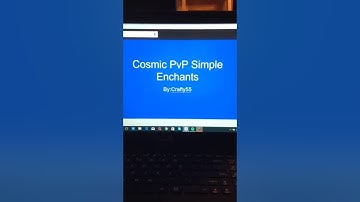 Learning Cosmic PvP Episode 1 Simple Enchants