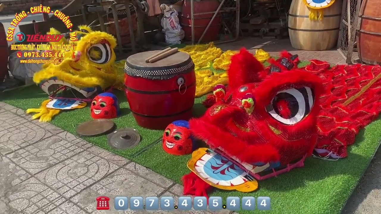 Bán Trống Lân, Đầu Lân, Chũm Choẹ, Lố Đồng Cho Anh Tân