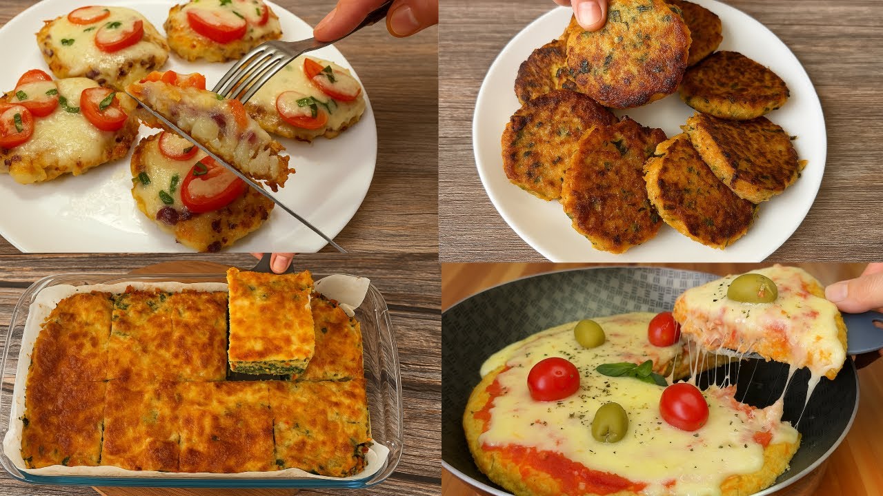 4 Recetas Espectaculares con Vegetales ¡Fáciles, Deliciosas y Sorprendentes!