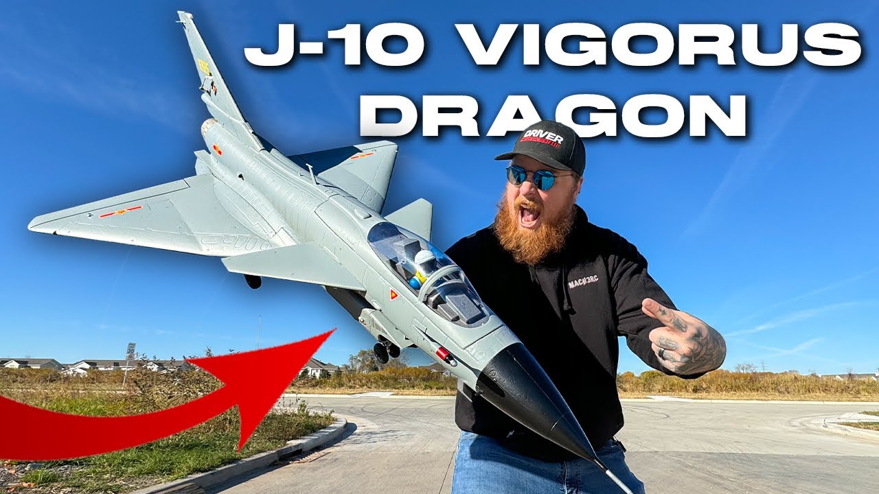 Taming The DRAGON! | FMS J-10 64mm Maiden Review - YouTube