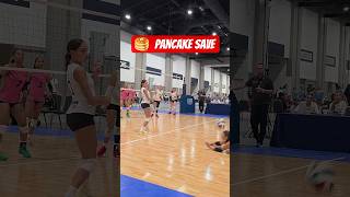 🏐 PANCAKE SAVE ALERT! Alondra Keeps It Alive! #Shorts #Volleyball #Sports #VolleyballAcers