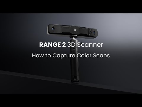 Revopoint RANGE 2 3D Scanner: How to Capture Color Scans