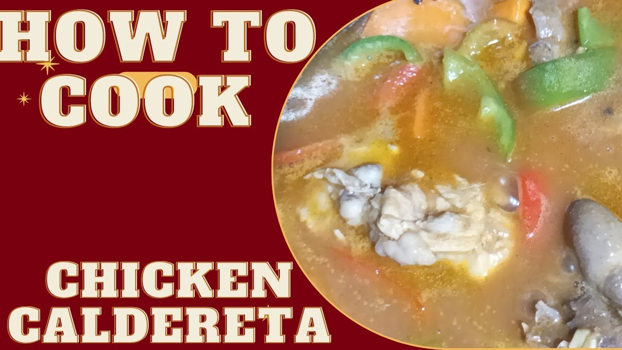 How to cook easy Chicken Caldereta YouTube