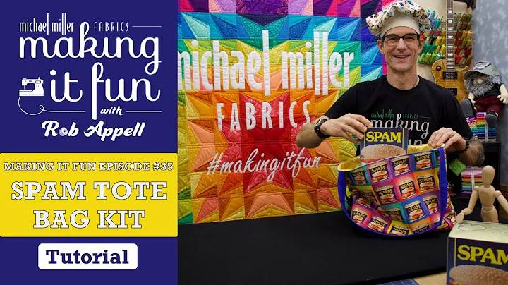 SPAM® Tote Bag Tutorial - Michael Miller Fabrics' Making it Fun #35