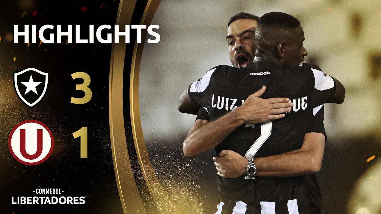 BOTAFOGO X UNIVERSITARIO | MELHORES MOMENTOS | CONMEBOL LIBERTADORES ...