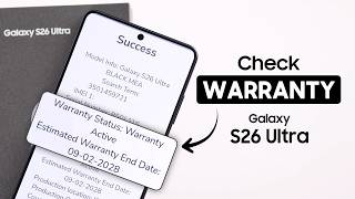 Samsung S26 Ultra: How to Check Warranty!