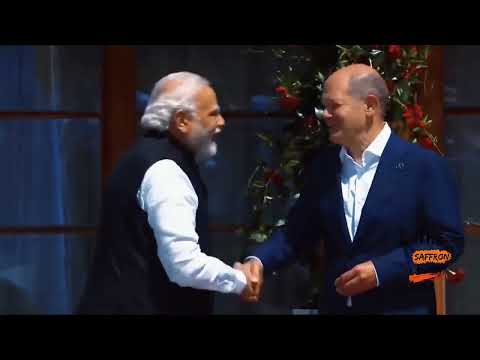 Joe Biden walks up to greet PM Modi ahead of G7 Summit. #joebiden #narendramodi #g7 #modi #trending