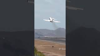 BEAUTIFUL take off from the runway of Madeira #shorts