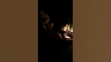 Bon fire turns evil! Voices everywhere! 😈