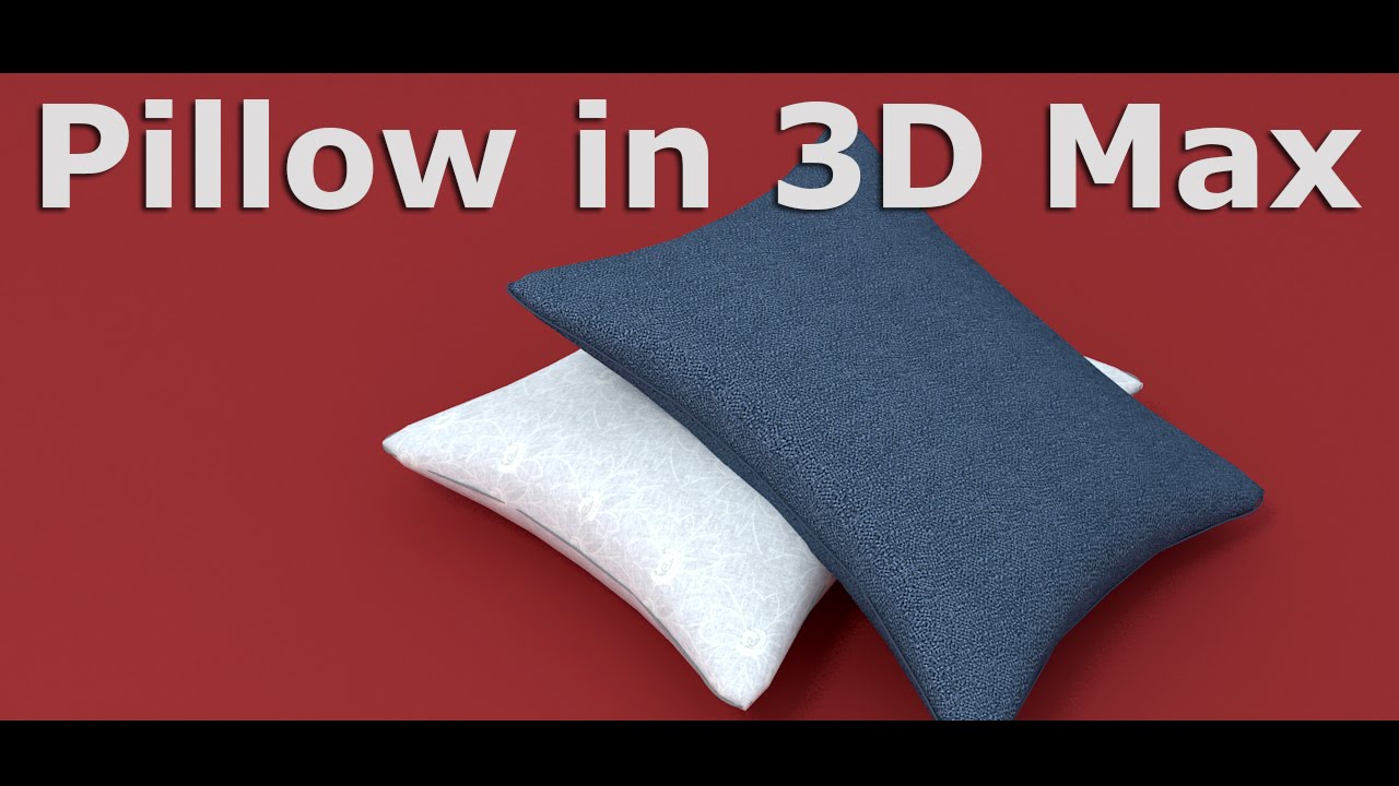 How to make Simple Pillow in 3D Max YouTube