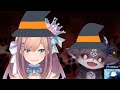ハロウィンの夜に綺麗なお目目を交換し合うるるちゃんとでび様【恐】