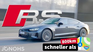 Audi RS e-tron GT Langstreckentest - auf der Autobahn schneller als Apple Karten? Audi E Tron Gt Rs