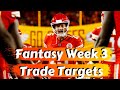 Fantasy Football Week 3 Trade Targets/News/Injury updates (TIMESTAMPS)
