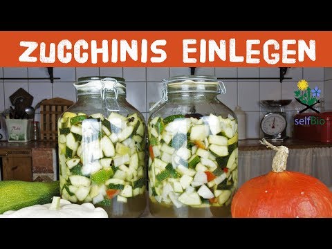 Video: Zucchini Konservieren