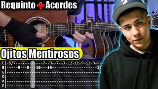 Ojitos Mentirosos - Chino Pacas - Requinto + Acordes | TABS | Tutorial Guitarra