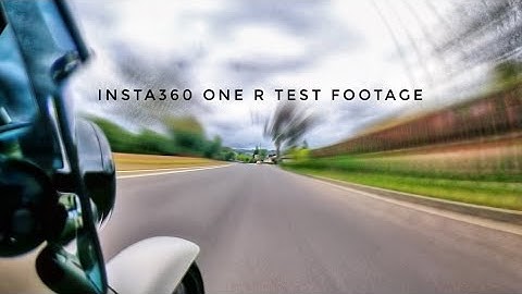 Insta360 One R  [[4K]] 360º 🏍Test Footage