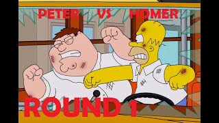Family Guy - Peter Fights Homer Simpson Part 1