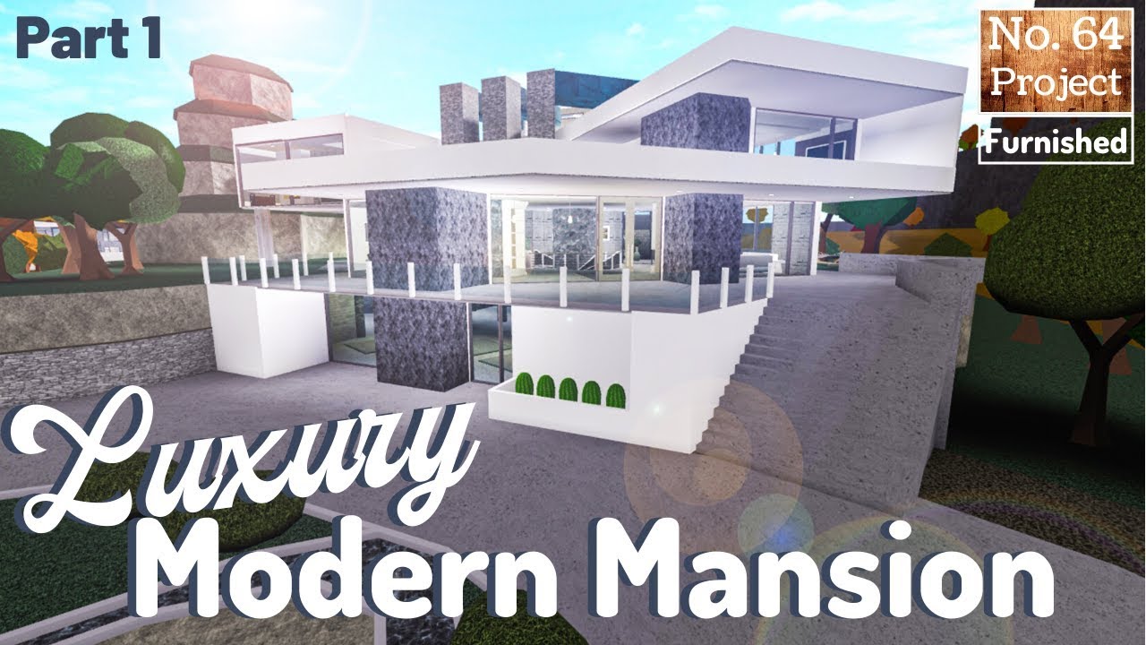 Bloxburg Mansion Luxury exterior 