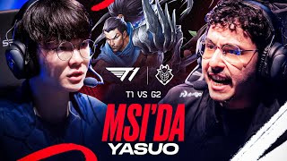 Broken Blade T1'a karşı Yasuo çekiyor | T1 vs G2 MSI 2024 CANLI ANALİZ