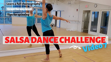 LM Salsa Dance Challenge Video 7 | Learn How to Salsa | Salsa For All Levels | Salsa Spins Tips