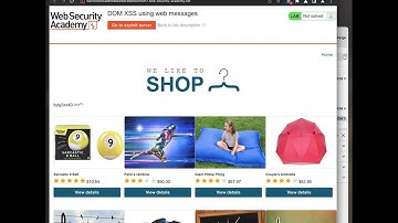 PRACTITIONER LEVEL DOM XSS using web messages