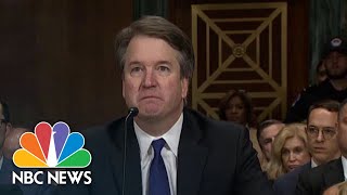 Visibly Upset, Brett Kavanaugh Says He Means 'No Ill Will' Towards Ford | NBC News