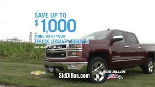 Save $1000 on Your 2014 Silverado at Sid Dillon Chevrolet