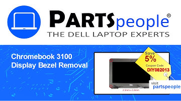 Dell Chromebook 3100 (P29T001) Display Bezel How-To Video Tutorial