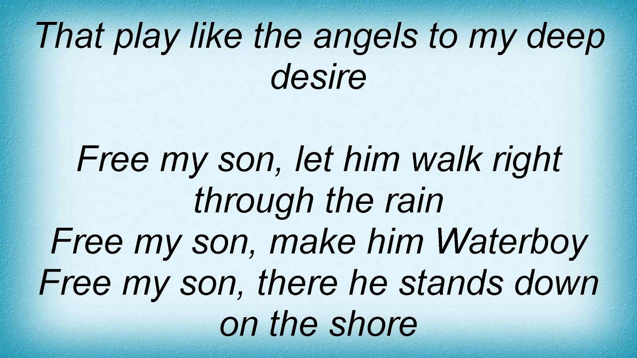 Live Waterboy Lyrics YouTube