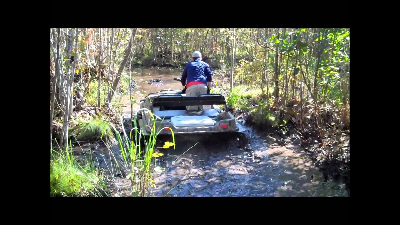 Short action clips of Argo Frontiers in mud and swamp conditions at