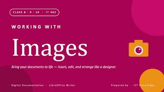 LibreOffice Writer Images Made Easy | CBSE Board Exam Preparation  | Working with Images Tutorial