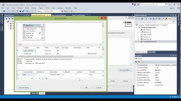 12 Visual Basic 2015 Generate Query for Form2 with Parameter In Visual Studio