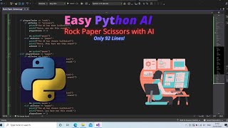 How to code a *ROCK PAPER SCISSORS AI* - Beginners Python Tutorial