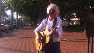 THE SAFETY DANCE -MEN WITHOUT HATS(Jean Lachance acoustic cover)#busking#streetperformance