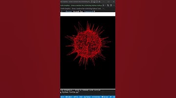15. Turtle Graphics - Draw a random line circle using Python Turtle #turtle #python