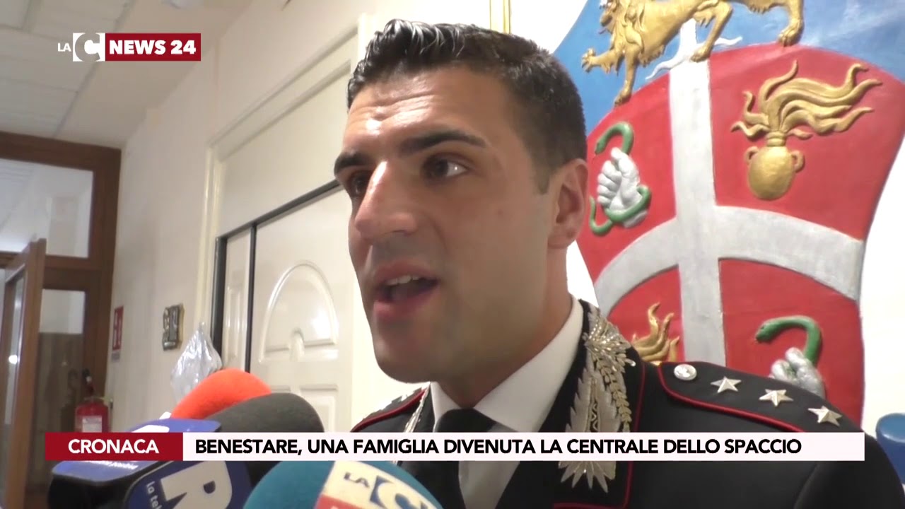 notizie del giorno Benestare, una famiglia divenuta la centrale dello spaccio