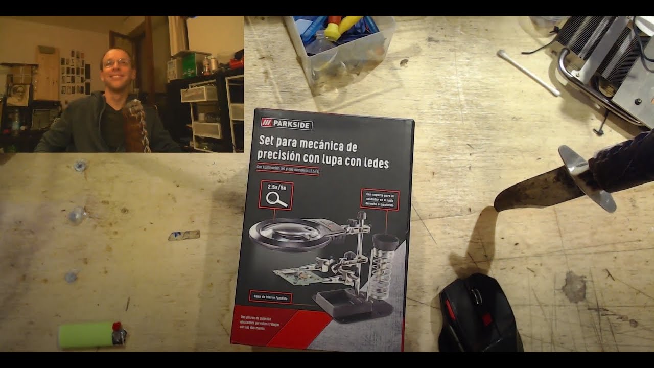 Parkside Helping Hand LED Magnifier 336770_2001 First Impressions - YouTube