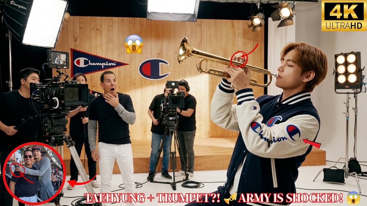 CHAMPION BRAND EXPLODES: Kim Taehyung Trumpet STUNS ARMY😱CEO Shocked by His Influence!
