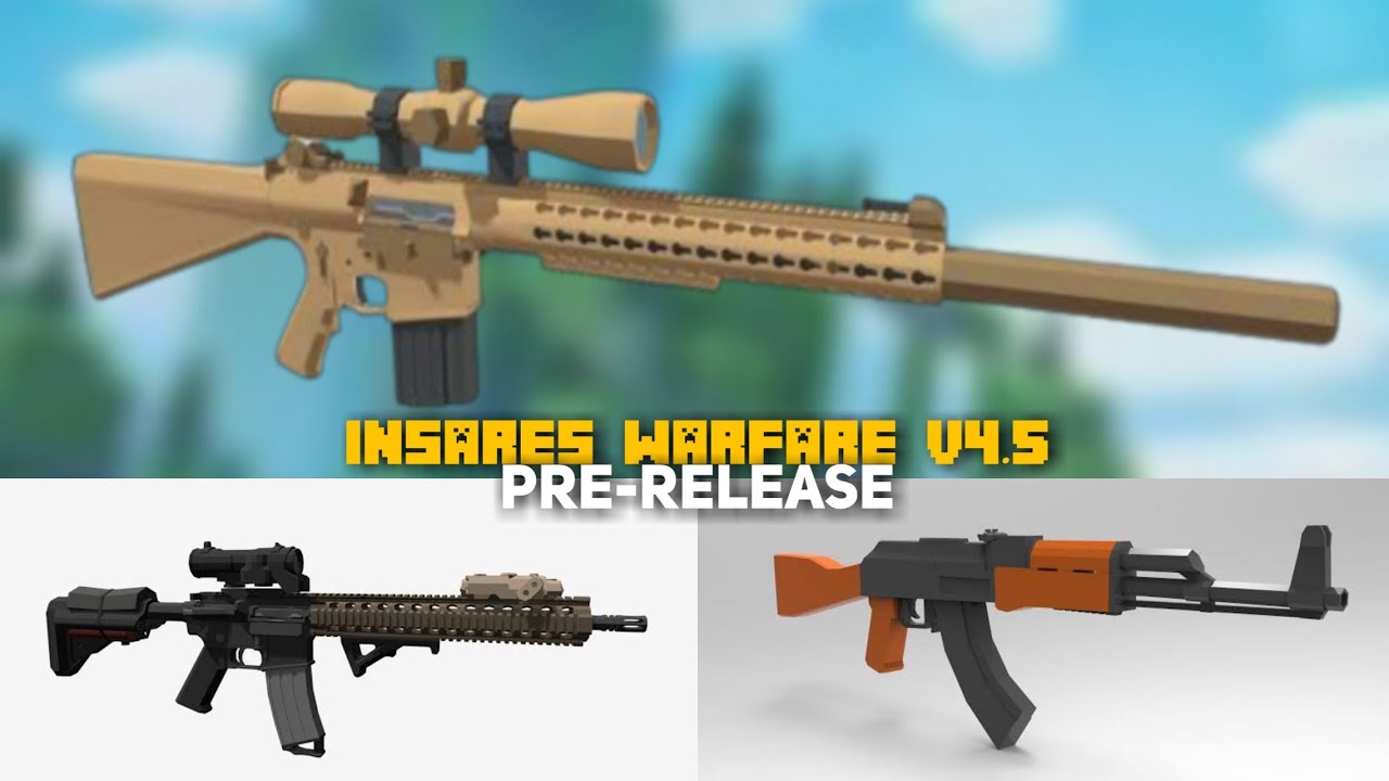 InSaRe's Warfare Mod v4 Release: Last Hour(3D weapon) - Mods for Minecraft