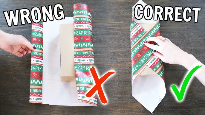 Using the Little ELF Gift Wrap Cutter is THE best! 🎄🎄🎁 #littleelf