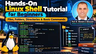 OS Lecture 21 - Hands On Linux Shell Tutorial for Beginners 01